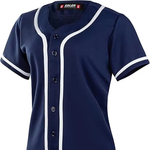 เสื้อเบสบอลเปล่าสำหรับพิมพ์ลาย ผู้ผลิตชุดกีฬาตามสั่ง - Product Image 1