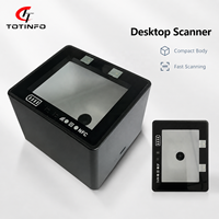 TOTINFO DCS20 OEM Escáner de Código de Barras 2D de Montaje Fijo para Escritorio, USB TTL RS232 RS485 Wiegand, Lector de Códigos QR Manos Libres, CE, en Stock