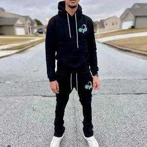 Econex Sports 2025 Survêtement pour homme avec logo personnalisé pour sweat à capuche avec impression bouffante Ensemble pantalon de survêtement Streetwear Jogger et sweat à capuche - Product Image 6