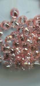 เพชร CVD สีชมพู รับรองโดย IGI ขายส่งจำนวนมาก ขนาด 0.10ct-0.70ct รูปทรงกลม เพชรเพาะเลี้ยงสำหรับทำเครื่องประดับ - Product Image 4