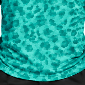 T-shirt unisexe léopard vert sarcelle à manches courtes, léger, décontracté, imprimé graphique, personnalisé, pour le sport, l'entraînement, le streetwear, la mode estivale - Product Image 6