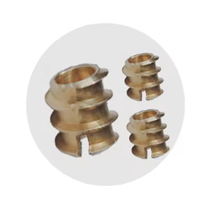 Insert fileté en laiton de qualité supérieure pour usage industriel et d'ingénierie, durable, pour applications sur plastique, métal et bois - Product Image 1