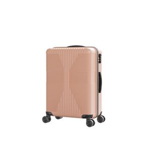 Set di Valigie 3-in-1 in PP con Ruote, Senza Serratura TSA, Oro Rosa, 20, 24, 28 Pollici - Product Image 5