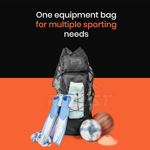 Sac à dos de football léger et écologique, unisexe, avec bretelles confortables, grand espace de rangement, en polyester - Product Image 4
