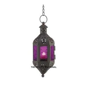Crown Shape Antique <b>Lantern</b> <b>Candle</b> Holder <b>Lantern</b> <b>Candle</b> Container Wedding Centerpieces Brown Finished - Product Image 2