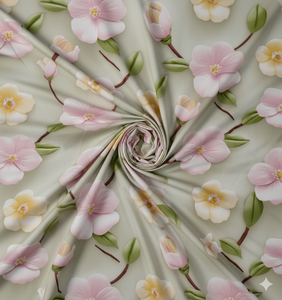 Blossom <b>King</b>-<b>Size</b> Fitted Sheets 3PCS Set Soft Comfortable Printed Fabric Stylish Bedroom Decor with 2 <b>Pillow</b> <b>Cases</b> for Hotels - Product Image 4