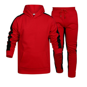 2025 Menswear Autumn/Winter Acid Wash Animal Print Heavyweight Cotton Hooded Sweatshirt & Casual Long Pants Suit Set - Product Image 2