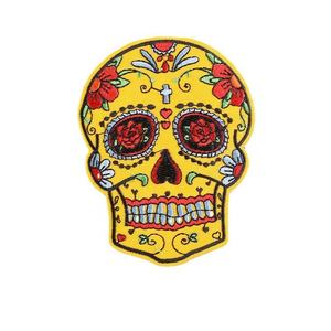 Appliques brodées 3D personnalisées de haute qualité, motifs floraux, couleur unie, dentelle et strass, à thermocoller ou à coudre pour vêtements et chapeaux - Product Image 1