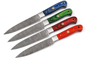 Couteaux à steak en acier Damas artisanal, outil de cuisine de haute qualité, couteaux à steak en acier Damas haut de gamme - Product Image 4