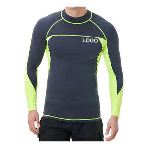 Customized Sublimation Printed Breathable Rash Guard Compression Wear Gym Fitness Workout Custom Material Fabric For Men - Product Image 1