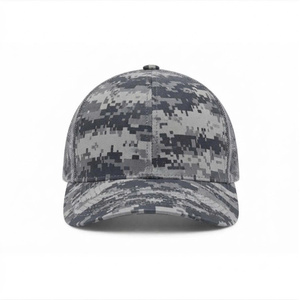 Casquette de camionneur personnalisée avec logo brodé, 6 panneaux structurés, visière incurvée, en tissu, pour hommes et femmes, style outdoor, hip-hop, camouflage - Product Image 1