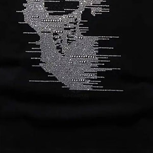Camiseta de hombre con logotipo de diseño personalizado, con pedrería, hecha de poliéster, camiseta con pedrería de la mejor calidad para hombre - Product Image 4