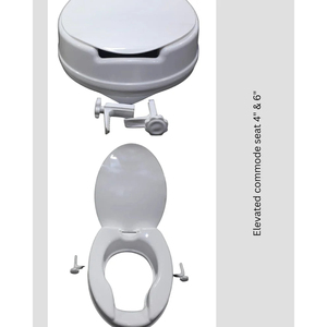 Asiento elevador para inodoro con tapa - 4 y 6 pulgadas - Product Image 2