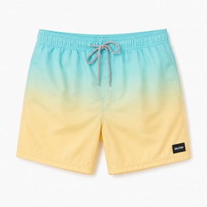 Shorts de surf pour hommes à séchage rapide, shorts de plage avec logo avant, maillots de bain légers, écologiques, respirants, tendance sublimation - Product Image 3