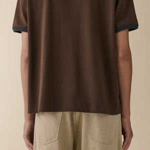 Camiseta Casual de Diseño Elegante para Hombre, Color Sólido, Alta Calidad, Corte Holgado, Estilo Moderno, Cuello Redondo, Diseño 2026 - Product Image 5