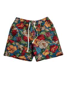 Pantalones Cortos Tropicales para Hombre, Estampados, Cintura Elástica con Cordón, para Playa, Verano, Vacaciones, Coloridos, Ligeros, para Nadar - Product Image 5