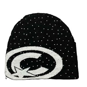 Rhinestone Trending Style Custom Crystal Rhinestone Winter <b>Knit</b> <b>Beanies</b> With Custom Design And Size Available <b>Beanie</b> - Product Image 5