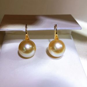 Pendientes de Plata de Ley S925 con Perlas Naturales de Agua Dulce de 6-7 mm, Elegantes y Sencillos, Pendientes Colgantes para Mujer, Brillantes - Product Image 1