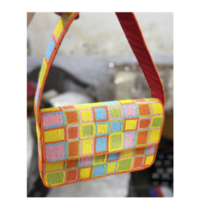 Designer indien pour femmes Style bohème perlé pochette sac de messager sacs faits à la main soirée Shopping perlé sac de fête en gros - Product Image 4