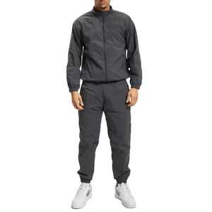 Ensemble de survêtement coupe-vent deux pièces personnalisé pour hommes 2026 – Veste et pantalon respirants en nylon avec fermeture éclair - Product Image 1