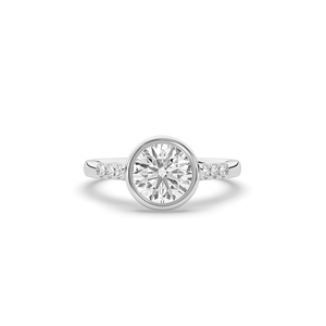 1.65Ct E Color Brilliant Cut Lab Grown Diamond <b>925</b> <b>Silver</b> <b>Ring</b> Luxury Engagement <b>Ring</b> Women IGI Certified Unique Lightweight - Product Image 2