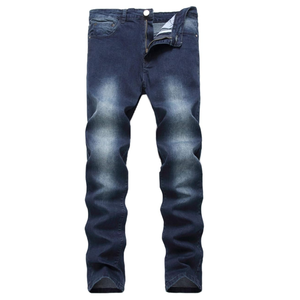 Jeans déchirés noirs personnalisés pour hommes, coupe skinny, denim usé, pour streetwear, tenue décontractée et mode à marque privée - Product Image 6