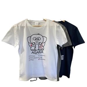 เสื้อยืดคอกลมสำหรับผู้ชายเสื้อผ้าแนวสตรีทผ้าฝ้าย100% ระบายอากาศสไตล์วินเทจพิมพ์ลายโรงงานในประเทศไทย - Product Image 2