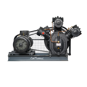 Compresseur d'air industriel à piston avec réservoir de stockage, compresseur à piston robuste pour usage en usine, atelier et production. - Product Image 1