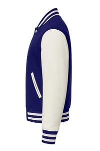 Chaqueta Varsity de Última Moda para Hombre, Chaqueta Varsity Letterman con Mangas de Cuero Sintético, Estilo Béisbol, Alta Calidad - Product Image 6