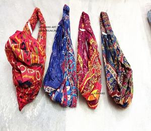 Bandeaux en coton imprimés bandeaux en coton imprimés femmes barmeri bandeaux imprimés designer bandeau imprimé en gros de l'Inde - Product Image 1