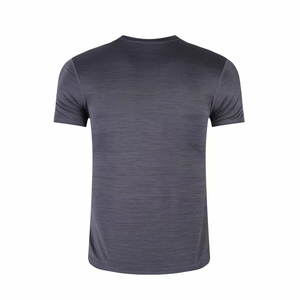 T-shirt pour homme à manches courtes, col rond, séchage rapide, tricoté, coupe ajustée, vêtements décontractés, t-shirts de sport pour homme - Product Image 4
