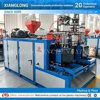 Máquina de Moldeo por Soplado Semiautomática XIANGLONG con Control PLC para Producción de Pelotas de HDPE/PP, Juguetes para Niños