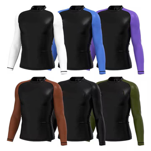 Women's MMA Rash Guard Long Sleeve <b>Athletic</b> Performance Gym Wear - Product Image 6