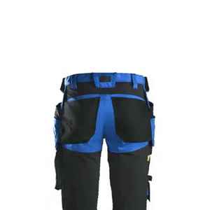 Pantalones de Trabajo Reflectantes de Alta Visibilidad para Hombre, Certificados CE, de Poliéster Resistente a la Abrasión, con Múltiples Bolsillos, Color Azul - Product Image 5