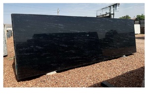 Pierre naturelle polie en granit noir titane de qualité supérieure pour revêtements muraux, comptoirs, sols et projets d'aménagement paysager - Product Image 4