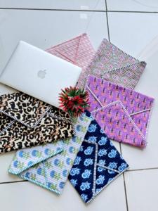 Cotton <b>Laptop</b> Size Quilted <b>Laptop</b> <b>Bag</b> for Women High Quality Indian Fabric <b>Bag</b> Office Use <b>Laptop</b> <b>Bag</b> - Product Image 4