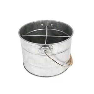 Farmhouse Decor Galvanized Steel Cleaning Caddy 6 Grids <b>Kitchen</b> Utensil Caddy with Handle caddy - Product Image 5