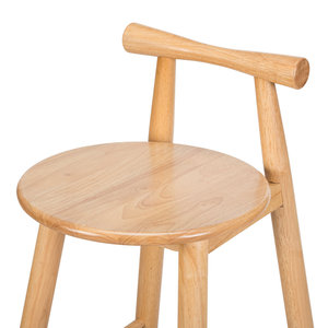 Customized Finish Bar <b>Stool</b> | Solid Wood Rubber Wood Vietnam - Product Image 3