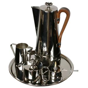 Serve ware luxury hostess <b>gift</b> premium <b>tea</b> ceremony <b>set</b> stylish metallic decor refined kitchen accessories elegant - Product Image 3