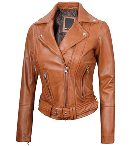 Chaquetas de cuero de moda para mujer, cómodas para uso diario, chaquetas de cuero para mujer de corte ajustado, diseño moderno, chaquetas de cuero para mujer. - Product Image 6