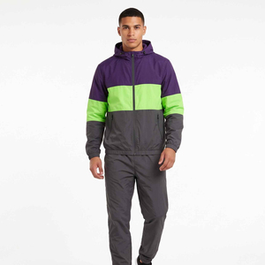 Conjunto Deportivo de Nylon Transpirable, Cortavientos, Color Sólido, Precio Económico, Alta Calidad, Cortavientos Personalizado para Hombre - Product Image 2
