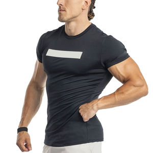 เสื้อยิมผู้ชาย ผ้าฝ้าย 100% 280 กรัม พิมพ์ลายซิลค์สกรีน ระบายอากาศ แห้งเร็ว สไตล์ฤดูร้อน แฟชั่นสีสัน - Product Image 3