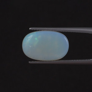 Opale naturelle blanche en vrac, 4,83 carats, taille ovale 16x10mm, certifiée IGI, taillée à la main, polie, cirée/huileée, légère pour la vente en gros - Product Image 3