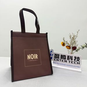 Sac isotherme non-tissé réutilisable imprimé de logo personnalisé d'usine sac thermique sac fourre-tout avec Velcro - Product Image 6