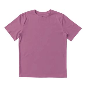 Camiseta de Cuello Redondo de Color Sólido para Hombre, Algodón Liso, Ajuste Cómodo, Uso Diario - Product Image 4