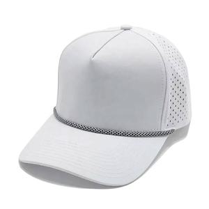 Gorra de béisbol con estampado personalizado y logotipo bordado, gorra de béisbol de 5 paneles y gorra de 6 paneles en tejido de felpa impermeable - Product Image 4