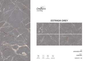 Carreaux de porcelaine sculptés design moderne, format grand 600x1200, pour villas, appartements, hôtels, bureaux et bâtiments commerciaux. - Product Image 5