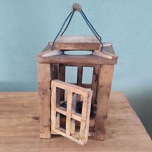 Luxury Wooden <b>Candle</b> <b>Lantern</b> Built To Inspire Peaceful Evenings With Gentle Lighting And Refined Rustic Character - Product Image 3