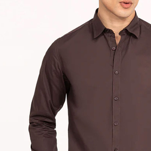 เสื้อเชิ้ตผู้ชายผ้าฝ้ายทวิล แขนยาว ติดกระดุม สไตล์ลำลอง/ทางการ/ธุรกิจ ระบายอากาศได้ดี ทนทาน รับทำโลโก้ตามสั่ง OEM ODM - Product Image 6