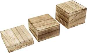 Exhibidores de Madera Natural para Joyería, Relojes y Cosméticos - Product Image 3